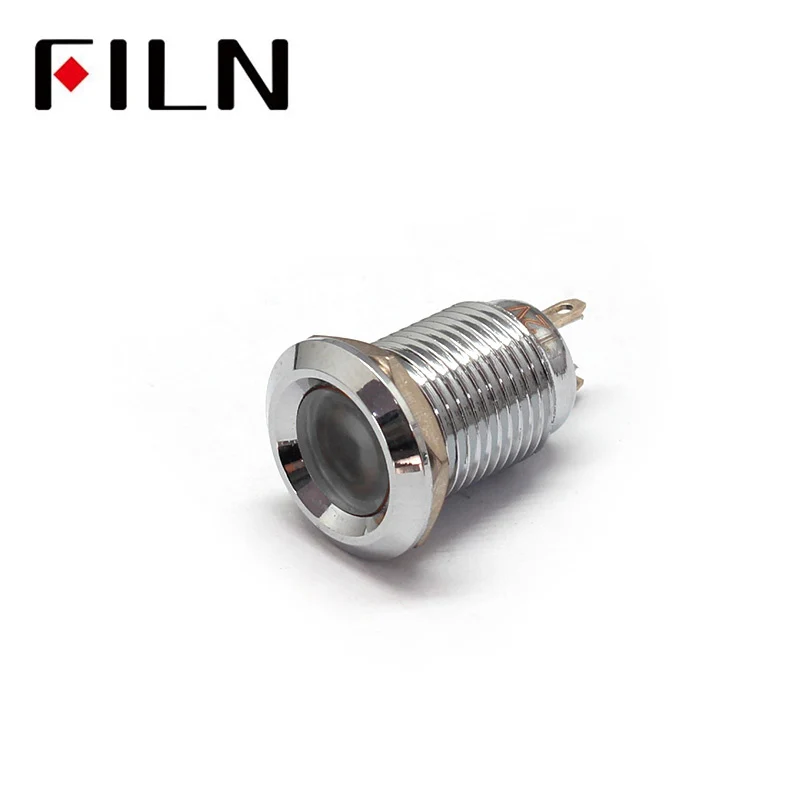 110v good price green led 12mm pilot indicator light lamp