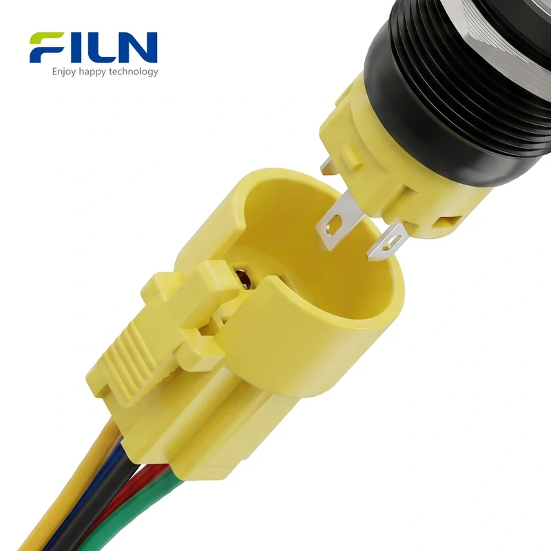 Wire Harness for Push Button Switch 16mm 19mm 22mm Waterproof IP65 Marine Car Horn FILN