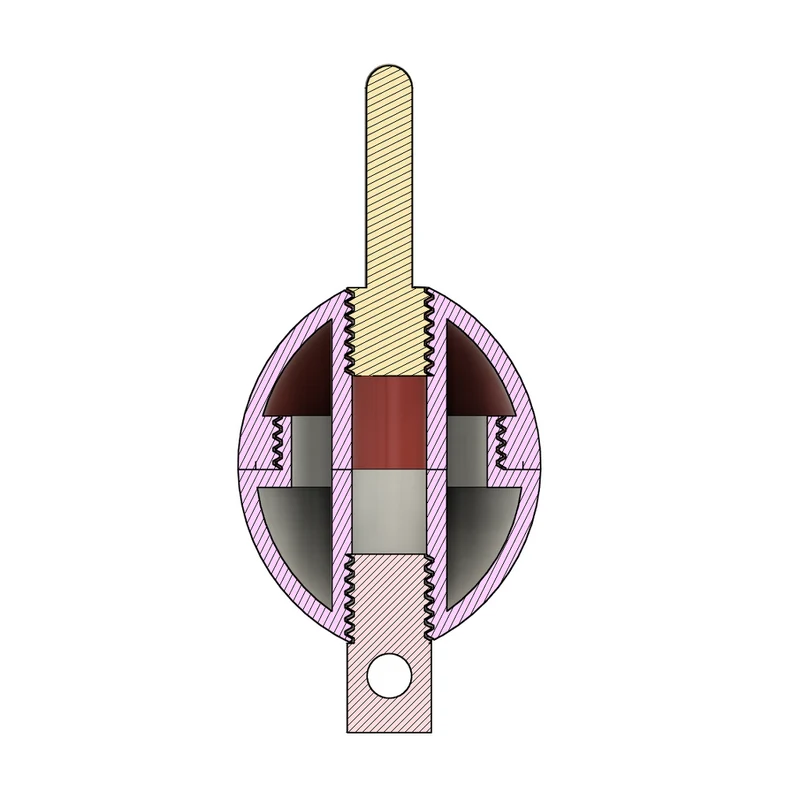 Plomb de pêche fonctionnel de 13,6 grammes pour la pêche sportive