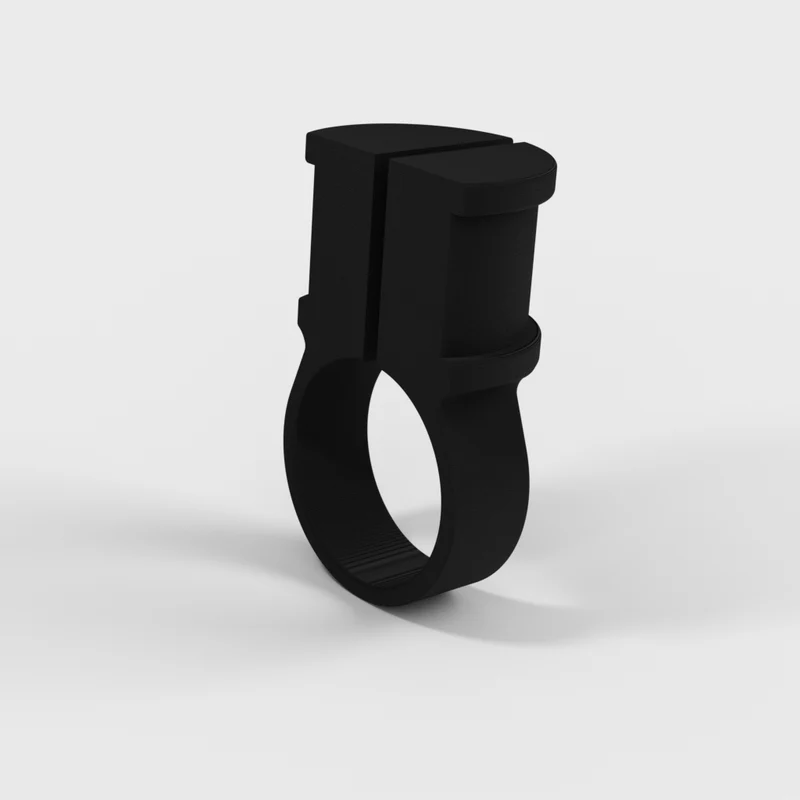 Adaptateur coudé pour sonnette de vélo VTT