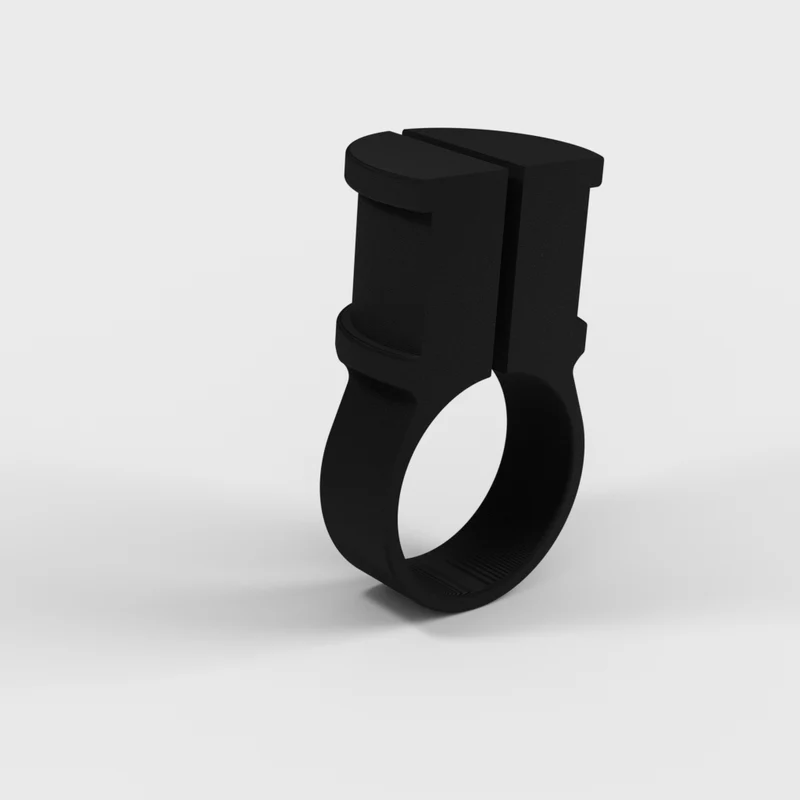 Adaptateur coudé pour sonnette de vélo VTT