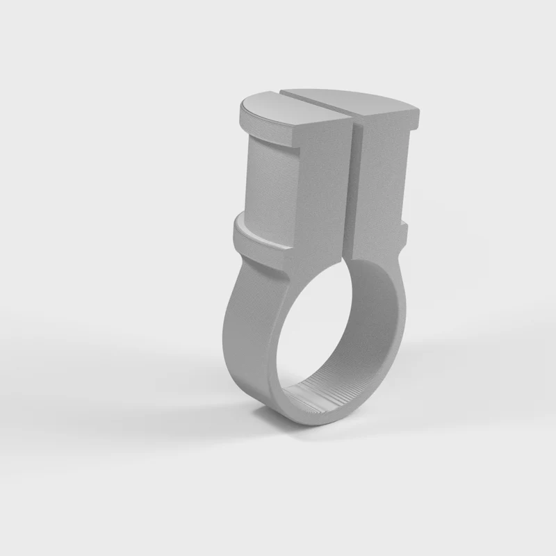 Adaptateur coudé pour sonnette de vélo VTT
