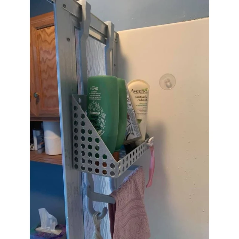 Panier de douche suspendu pratique avec support pour rasoir