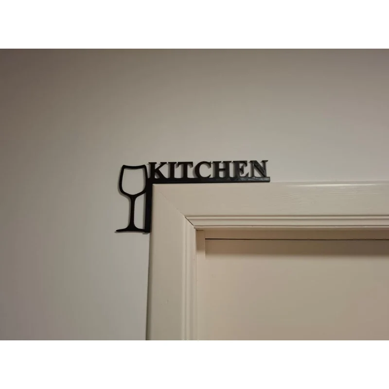 Plaques de porte décoratives avec noms de pièces pour la maison