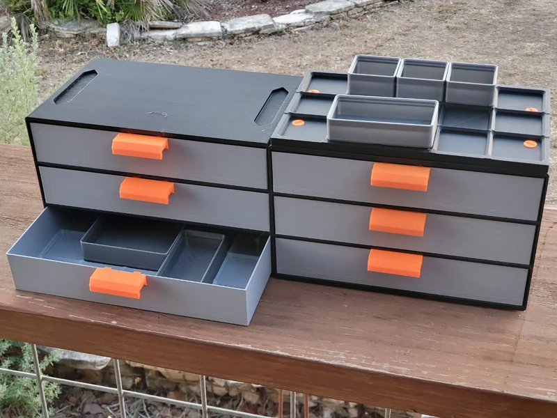 Système de tiroirs Gridfinity modulaire pour un rangement pratique