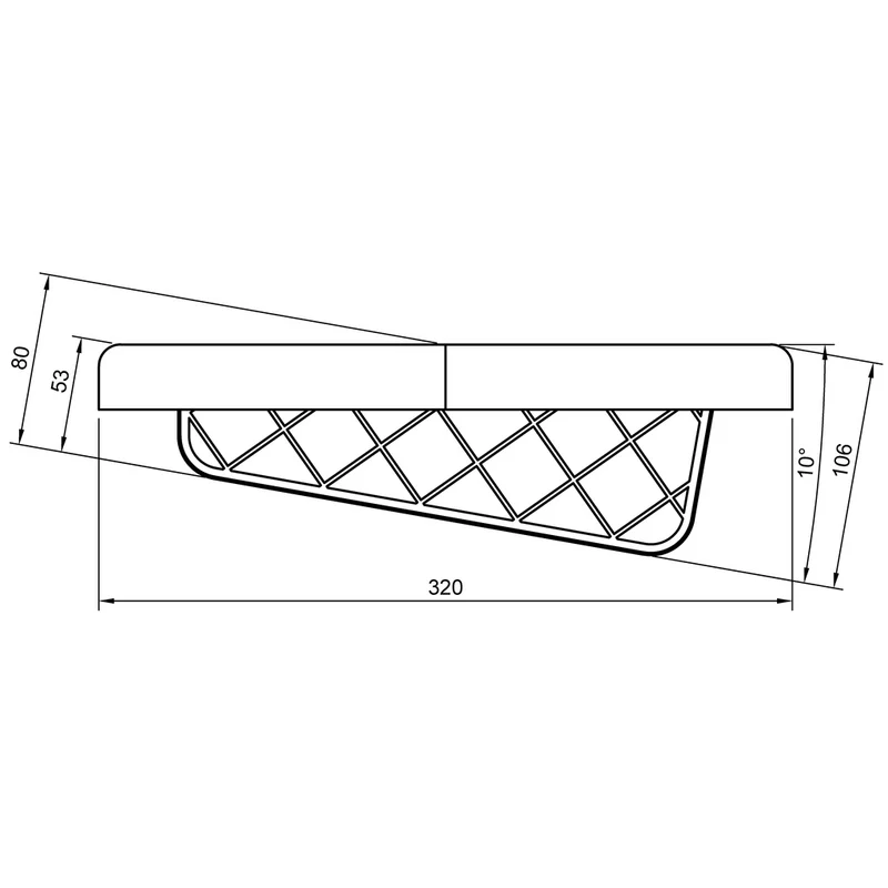 Repose-pieds ergonomique pour bureau et espace de travail