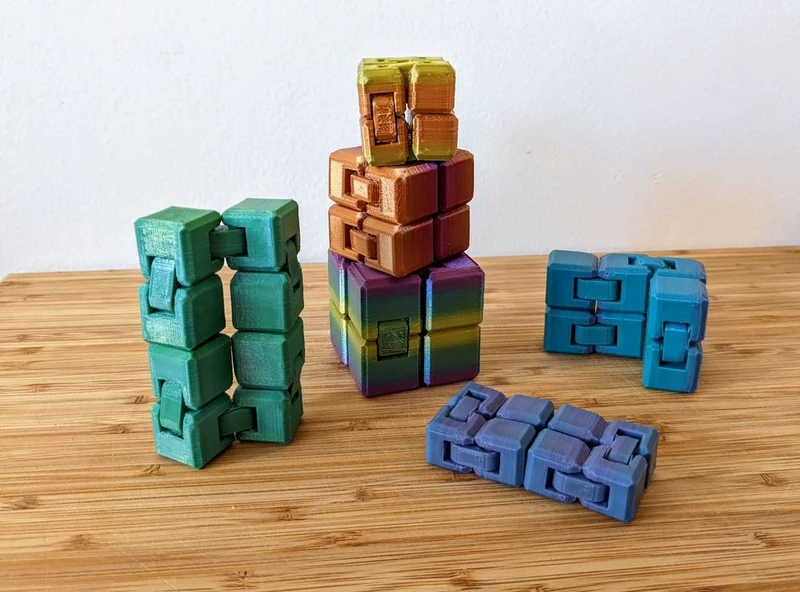 Jouet fidget cube infini robuste