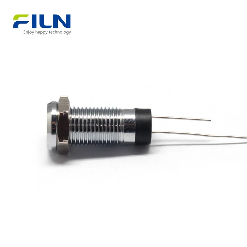 LED Pilot Light 8mm 3-380VPanel Mount IP67 | Industrial Control FILN