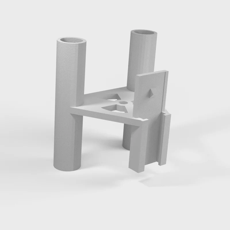 Support de rail tactique pour quatre fusées Nerf
