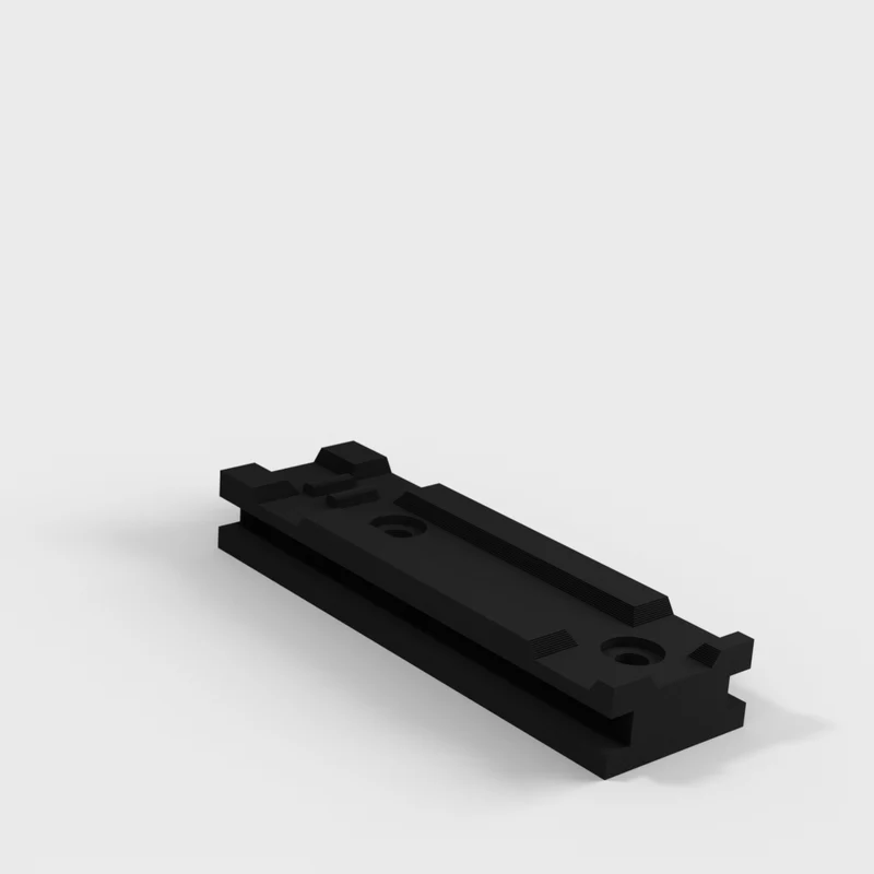Rail de montage tactique compatible avec Nerf