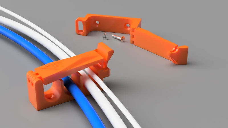 Clip pour câble articulé pour une organisation facile des câbles