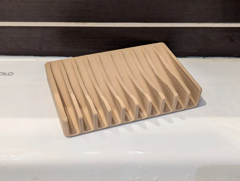 Porte-savon auto-drainant pour salle de bain et lavabo