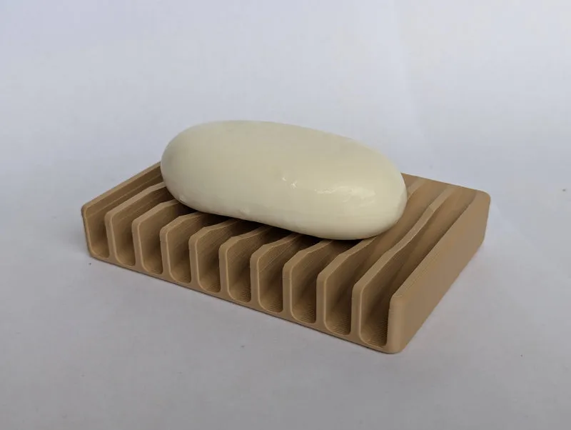 Porte-savon auto-drainant pour salle de bain et lavabo