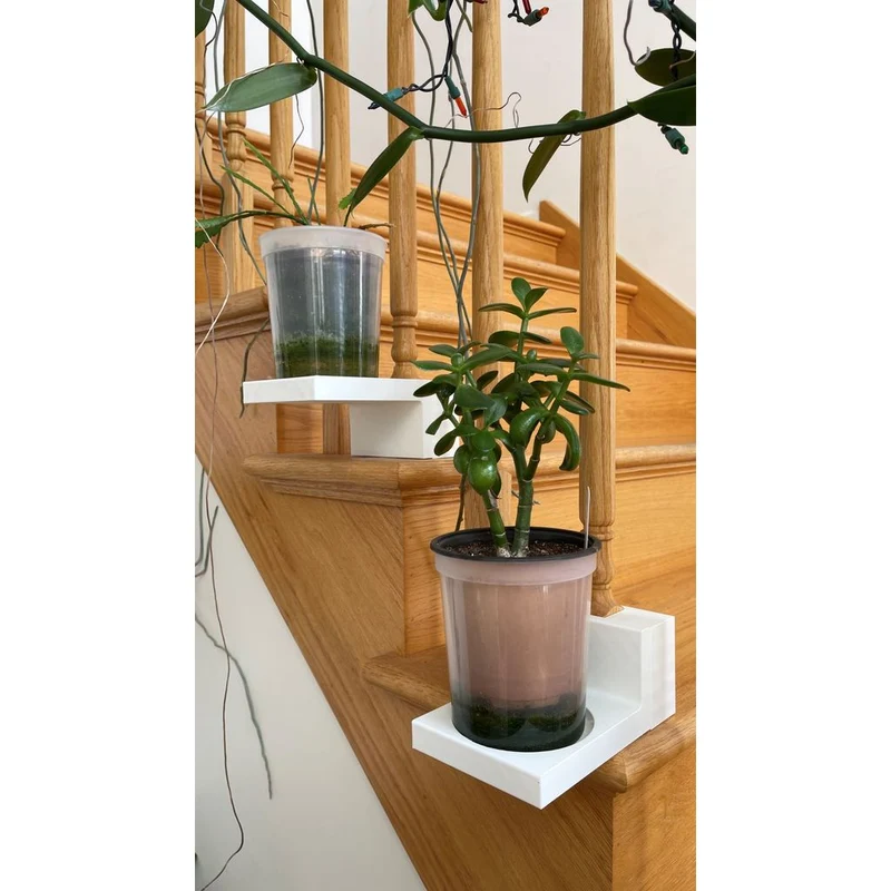 Étagère murale flottante pour petites plantes et pots
