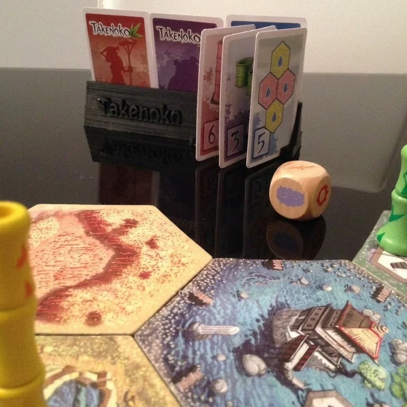Porte-cartes pour les cartes de mission du jeu de société Takenoko