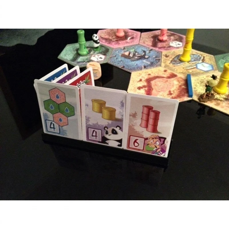 Porte-cartes pour les cartes de mission du jeu de société Takenoko