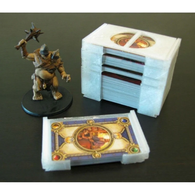 Porte-cartes empilable pour jeux de société et rangement