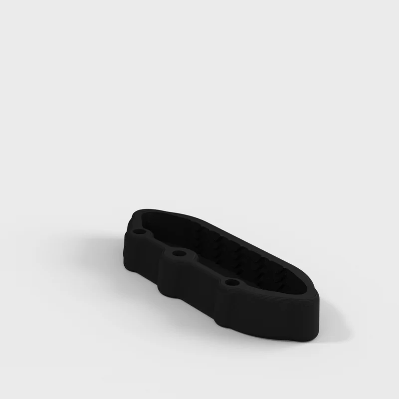 Prises d'escalade pour hangboard fixées avec des vis à bois