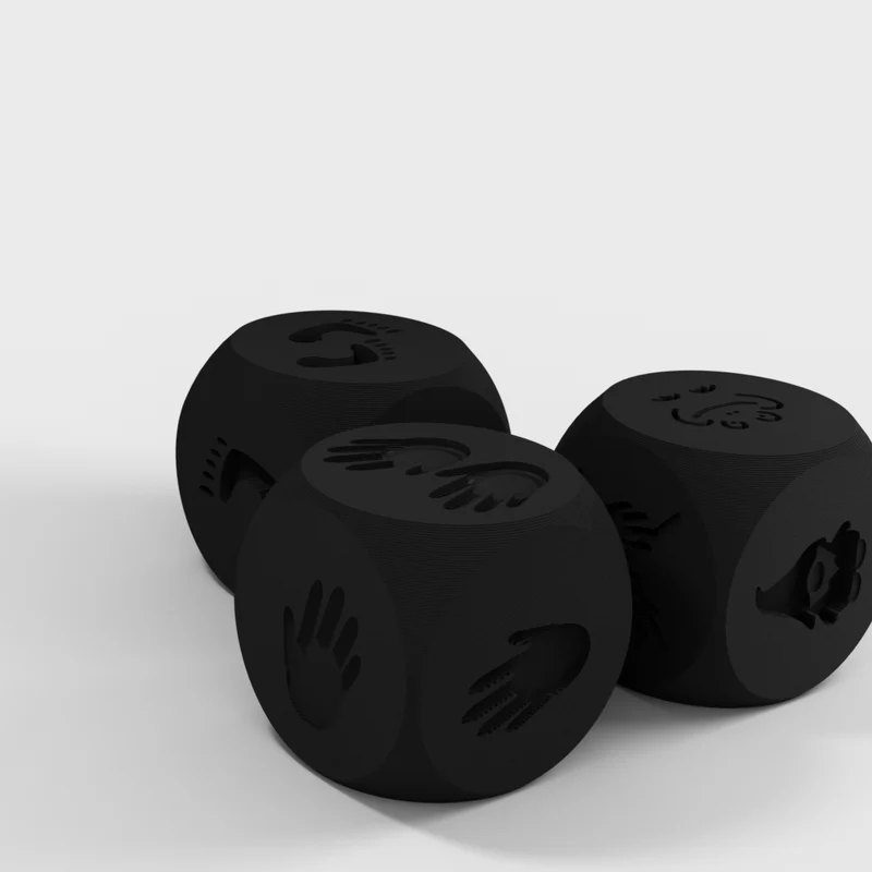 Dés d'entraînement pour l'escalade et le bloc variés