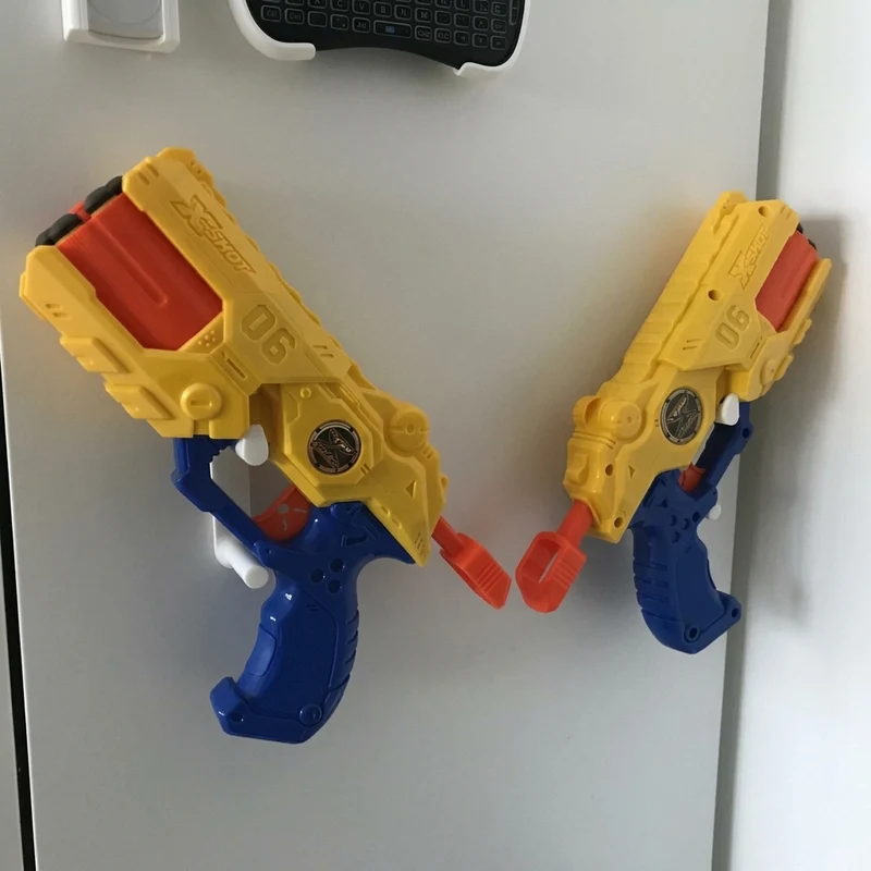 Support mural pour l'organisation des pistolets Nerf