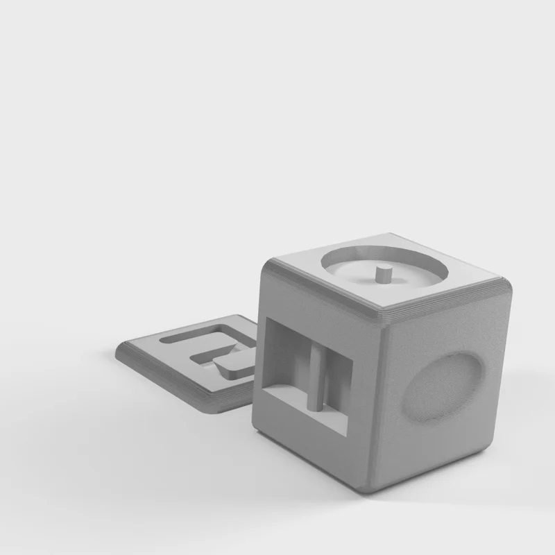 Cube fidget compact avec fonctions tactiles