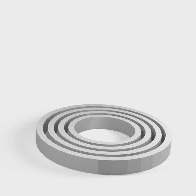 Gimbal gyroscopique avec quatre anneaux rotatifs