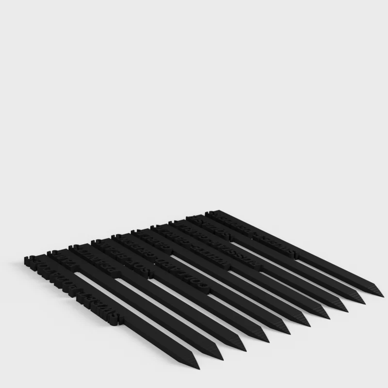 Ensemble d'étiquettes de jardinage pour le jardin et les pots