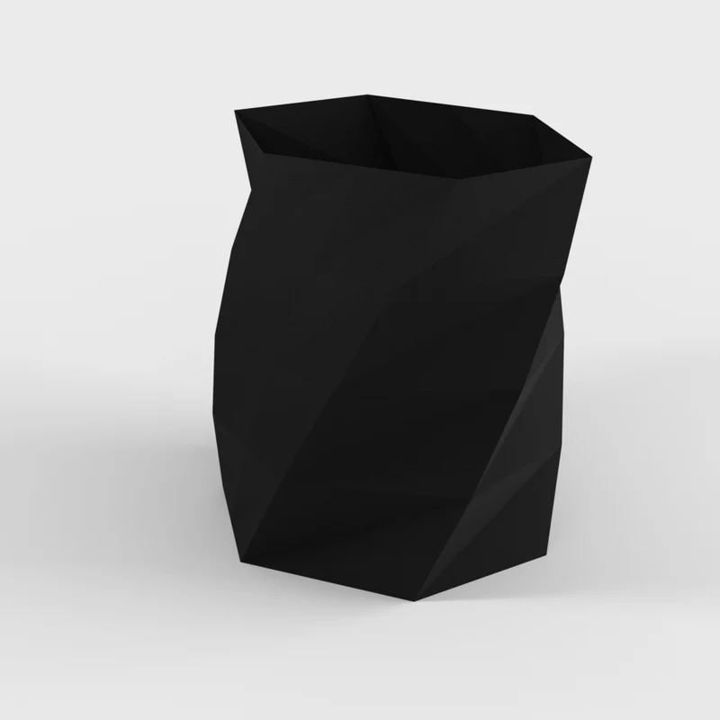 Pot holder géométrique stable pour tout bureau
