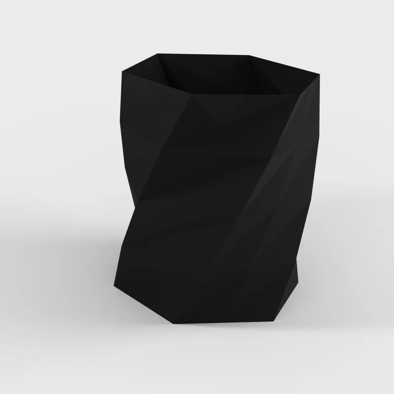 Pot holder géométrique stable pour tout bureau