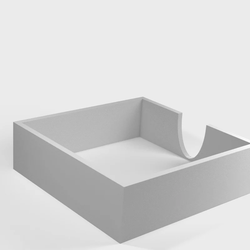 Support pratique pour notes adhésives sur le bureau