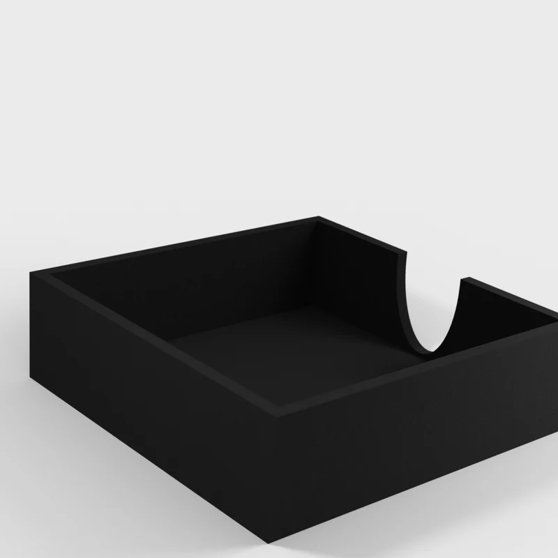 Support pratique pour notes adhésives sur le bureau