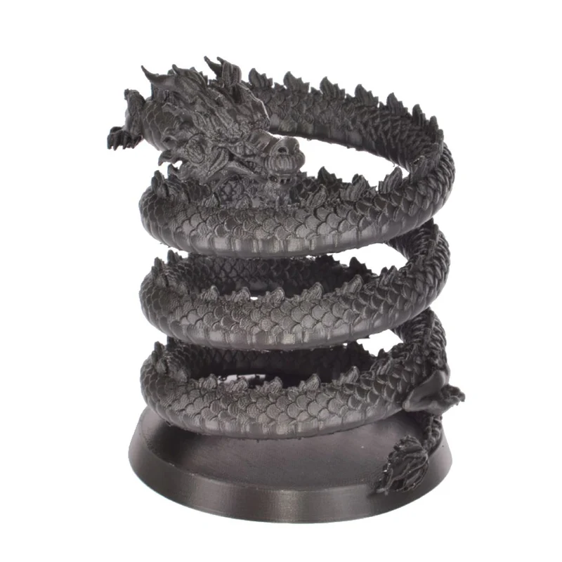 Porte-crayon décoratif avec design de dragon pour le bureau