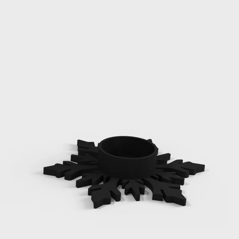 Élégant bougeoir de Noël pour bougies chauffe-plat et décoration de table
