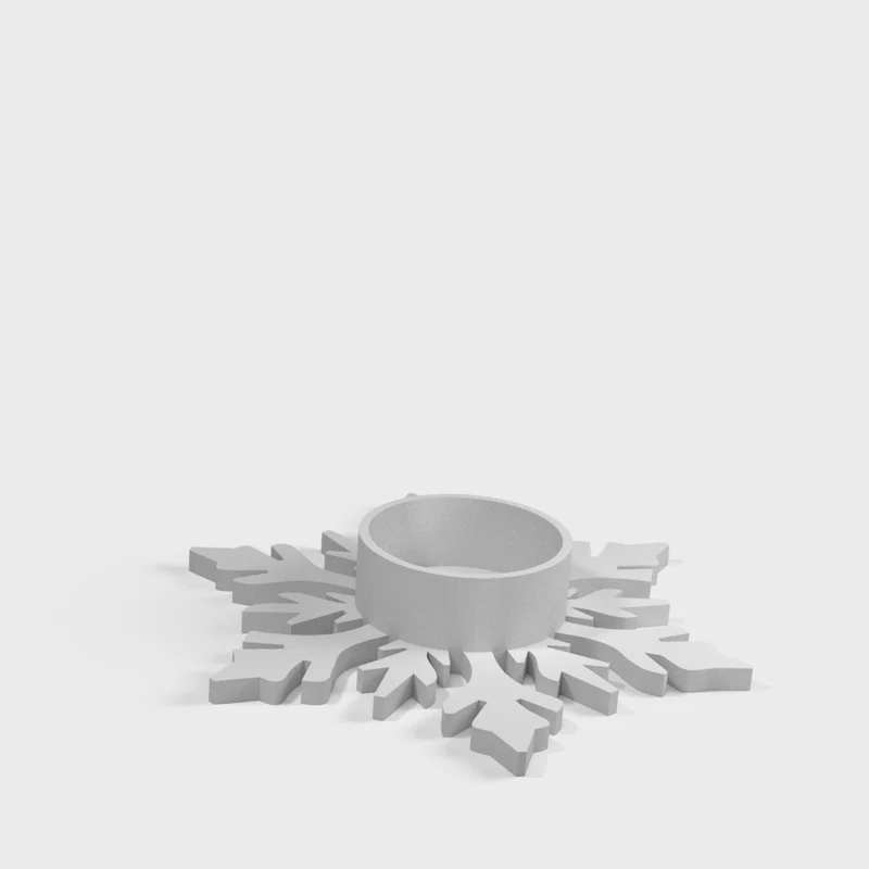 Élégant bougeoir de Noël pour bougies chauffe-plat et décoration de table