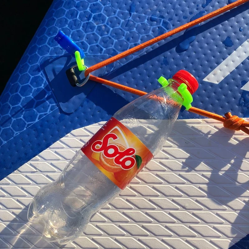 Support de bouteille pratique à clipser pour paddleboard SUP