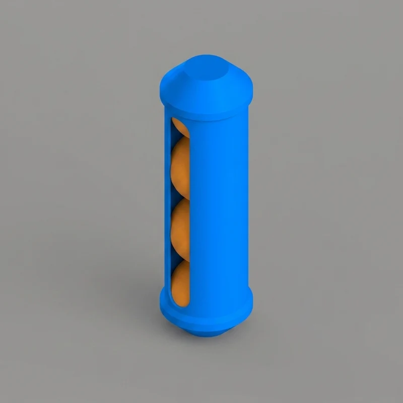 Étui pratique pour le rangement des balles de tennis de table