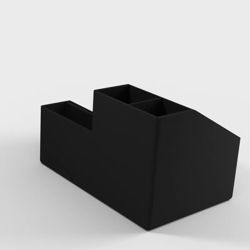 Organisateur de bureau pratique avec support pour post-it intégré
