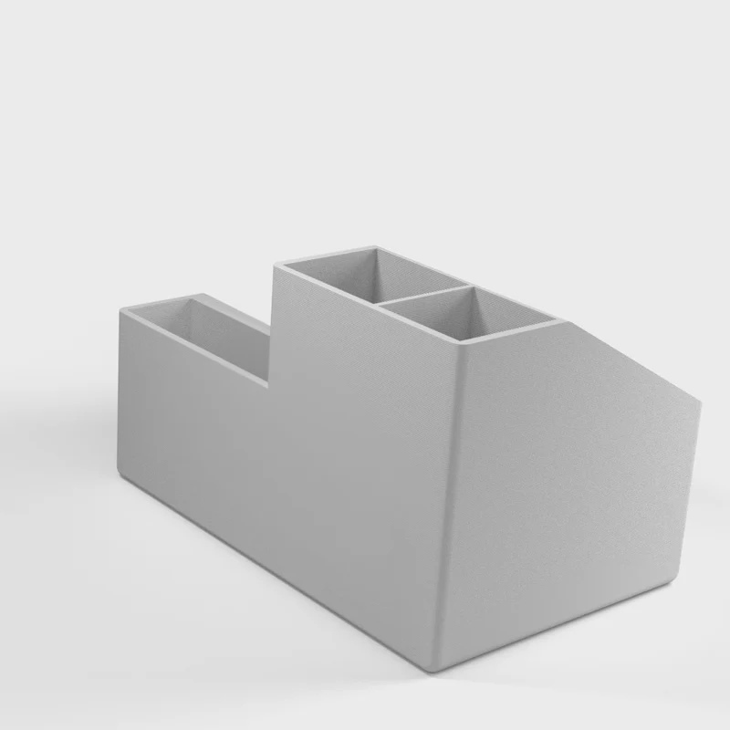 Organisateur de bureau pratique avec support pour post-it intégré