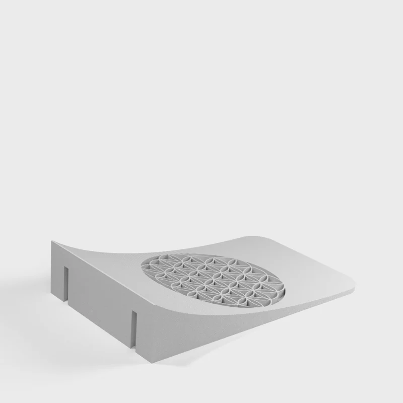 Serre-livres décoratif avec motif de la Fleur de Vie