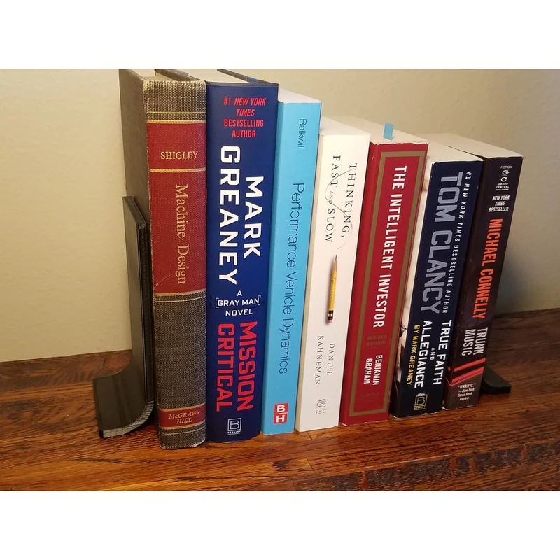 Serre-livres courbé pour l'organisation des livres