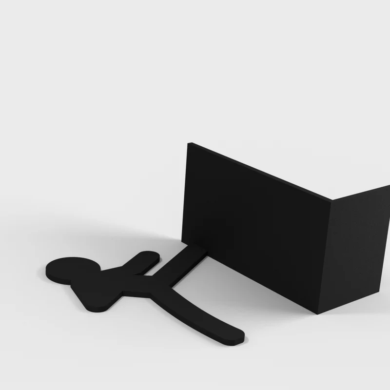 Serre-livres stickman karaté pour livres