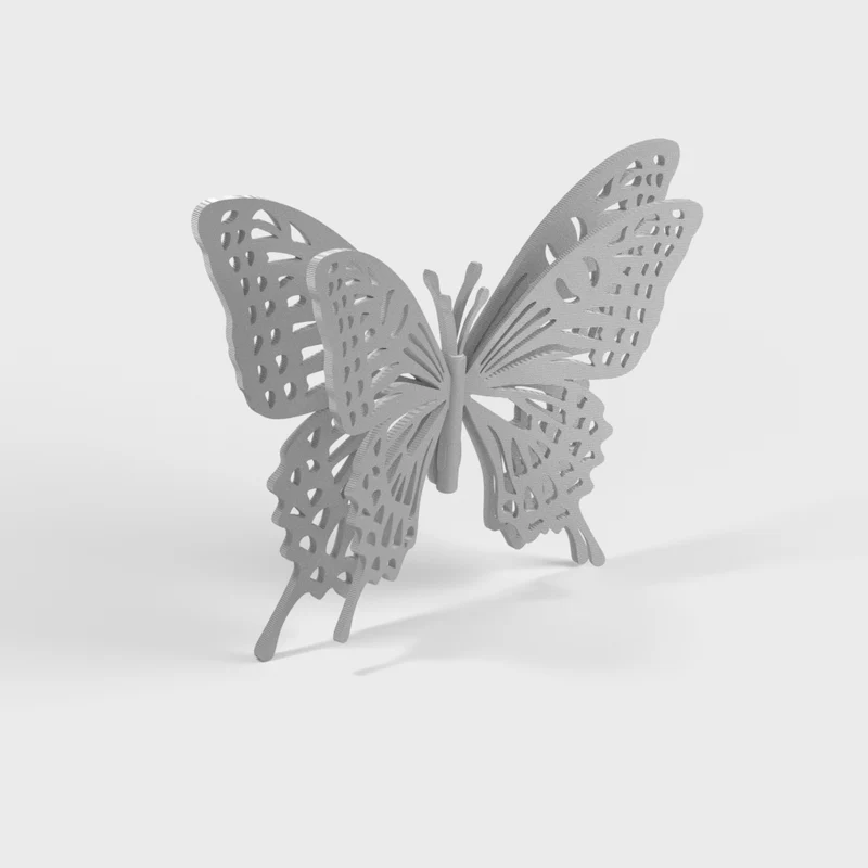 Papillon tridimensionnel pour décoration murale et loisirs créatifs