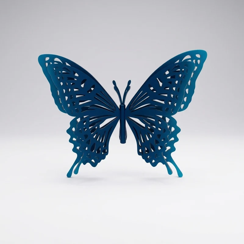 Papillon tridimensionnel pour décoration murale et loisirs créatifs