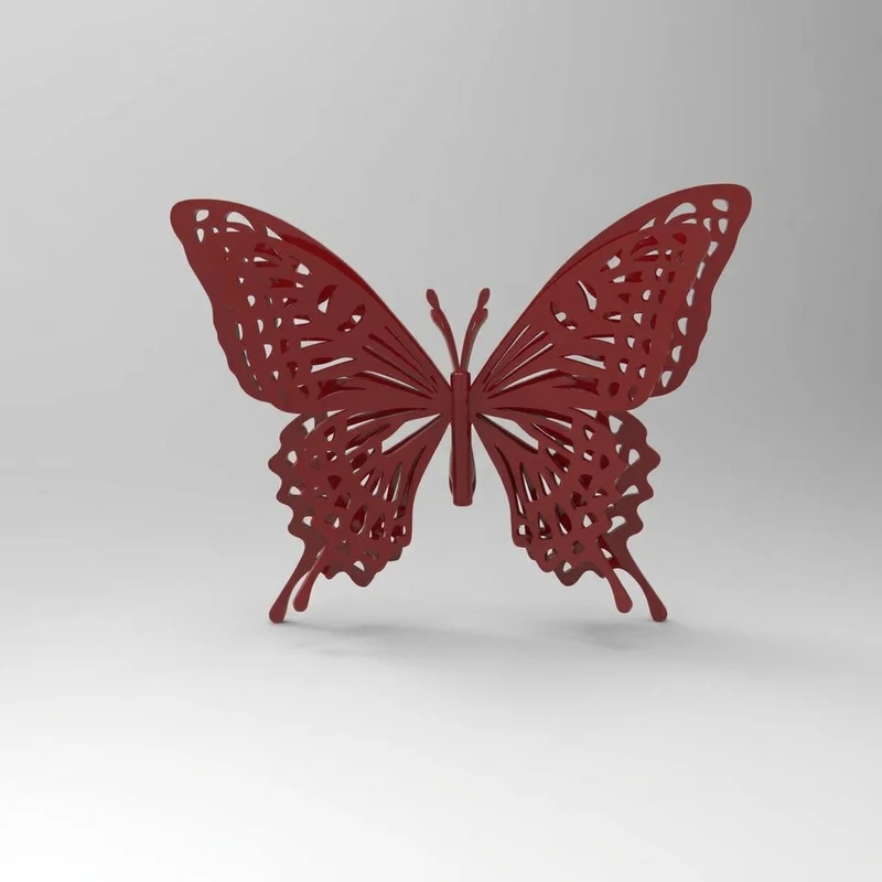 Papillon tridimensionnel pour décoration murale et loisirs créatifs
