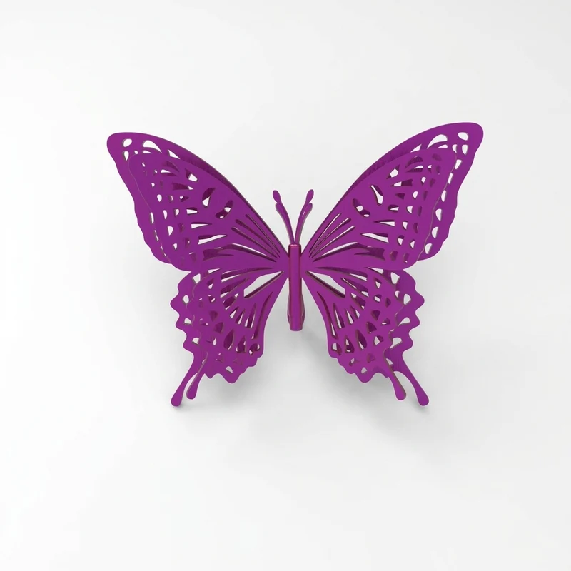 Papillon tridimensionnel pour décoration murale et loisirs créatifs