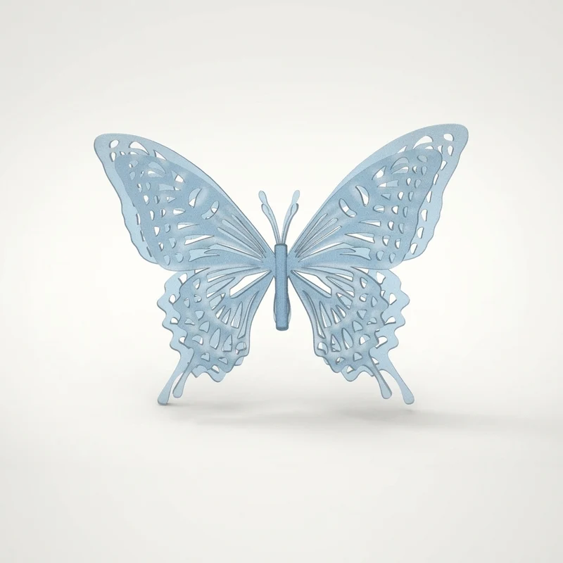 Papillon tridimensionnel pour décoration murale et loisirs créatifs
