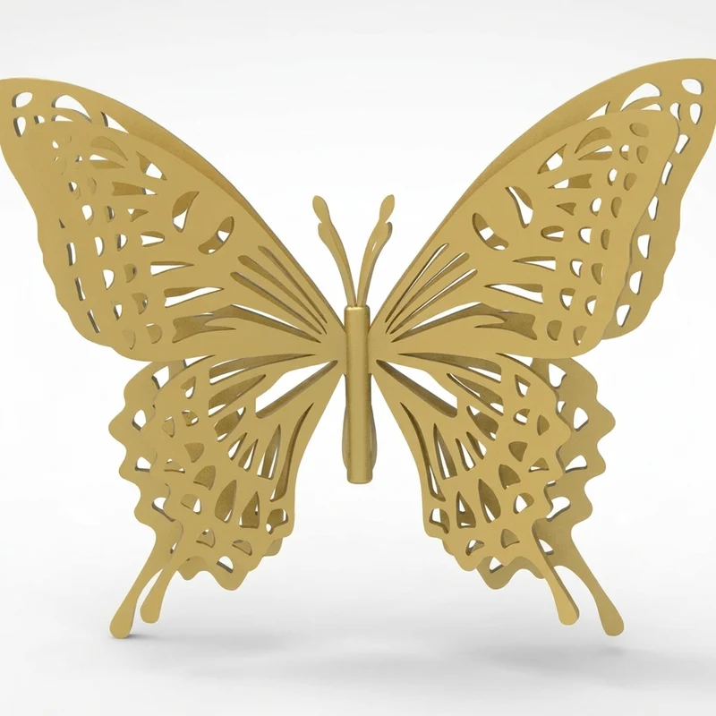 Papillon tridimensionnel pour décoration murale et loisirs créatifs