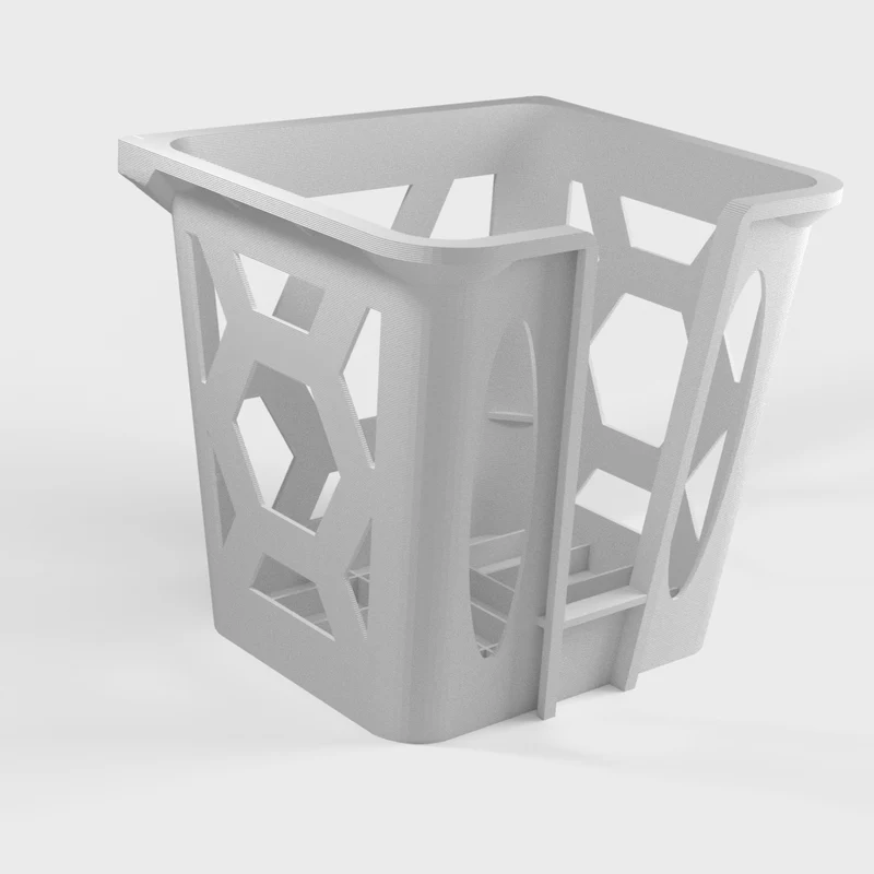 Support pratique pour sacs à compost dans la cuisine
