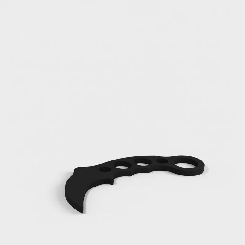 Couteau d'entraînement Karambit pour un entraînement sécurisé aux arts martiaux