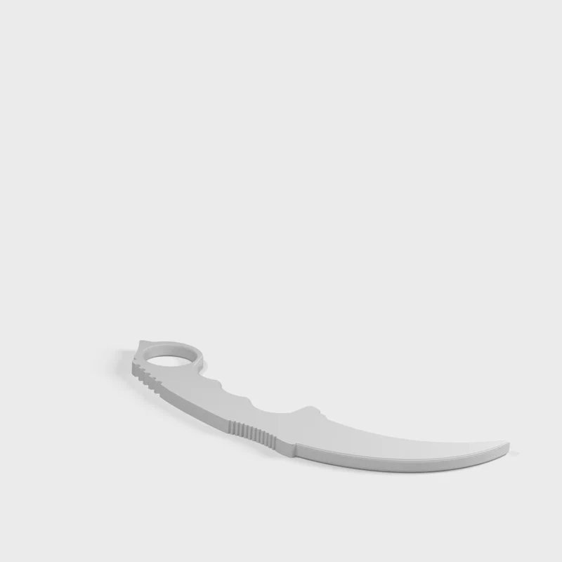 Karambit d'entraînement pour les arts martiaux et l'entraînement sécurisé